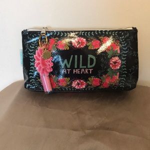 NWT Papaya Gypsy Rose tassel zip pouch/clutch